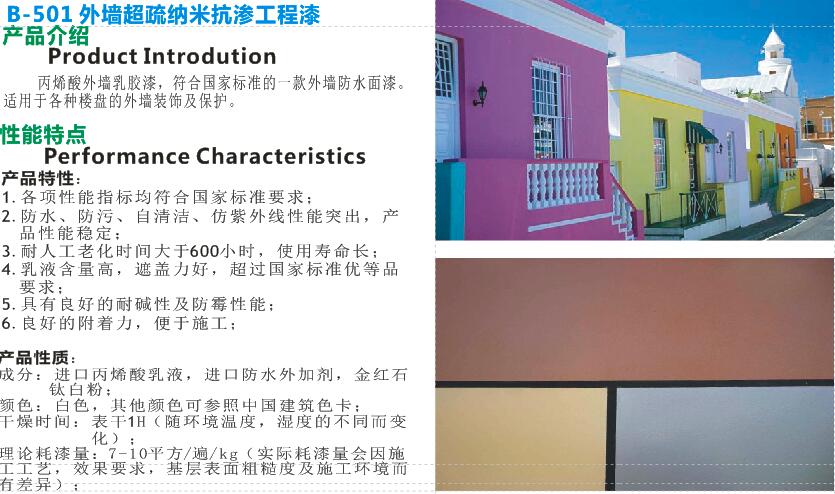 外墻超疏納米抗?jié)B工程漆